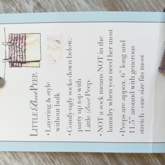 Little Boot Peep Boot Toppers - Picture 3 of 4